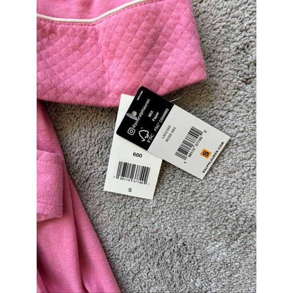 NWT Lauren Ralph Lauren Interlock Quilted Shawl-Collar Robe, Small $78 B9 - Picture 6 of 7